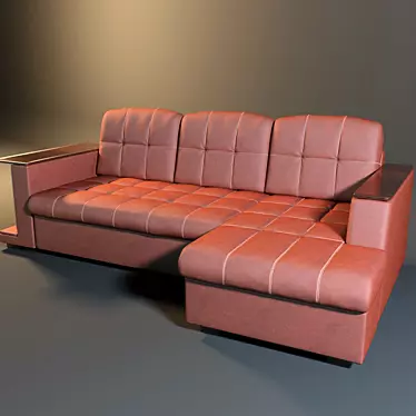 Cozy Corner Sofa 3D model image 1 