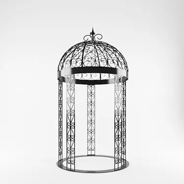 Wrought-iron gazebo