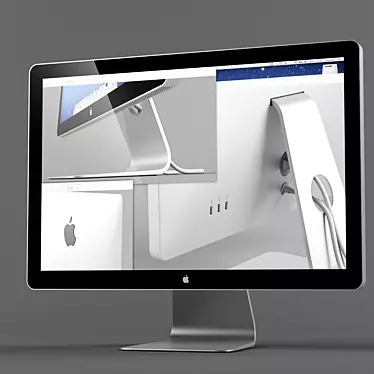 Apple Cinema Display: High-Definition Brilliance 3D model image 1 