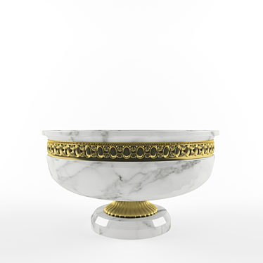 Modern Minimalist Glass Vase 3D model image 1 
