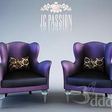 Elegant JC Passion Decorative Piece 3D model image 1 