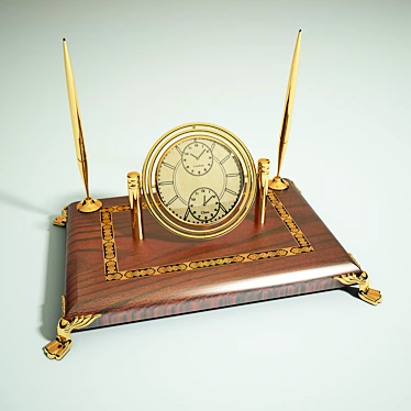 Maritime Treasures: Credan Titanic Clock 3D model image 1 