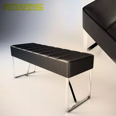 Elegant Montis Piano Bench 3D model image 1 