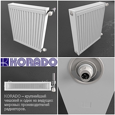 Korado 500x600 Panel Radiator 3D model image 1 