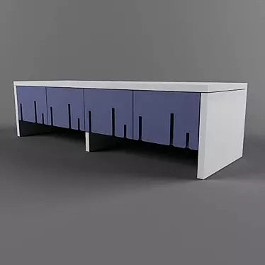 Ikea TV Stand - Sleek and Compact 3D model image 1 