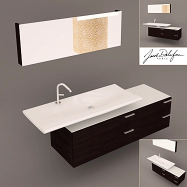 JD Stillness Bathroom Furniture 3D model image 1 