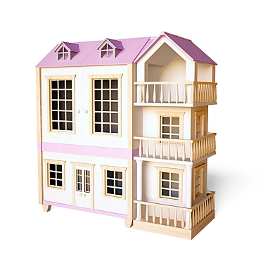 Dreamy Dollhouse for Girls 3D model image 1 