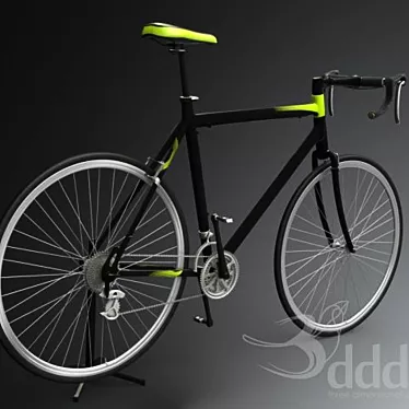 Speedster: High-Performance Racing Bike 3D model image 1 