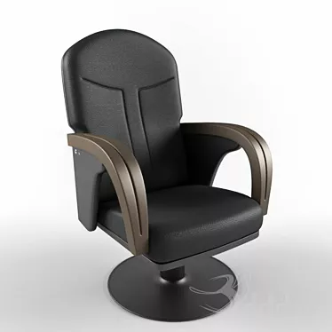 Stylish Leather Chair 3D model image 1 