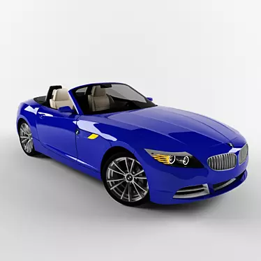Sleek 2009 BMW Z4 3D model image 1 