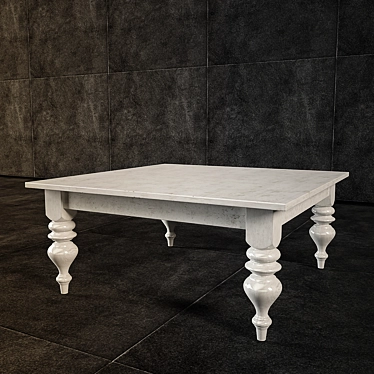 Classic 1x1 Coffee Table 3D model image 1 