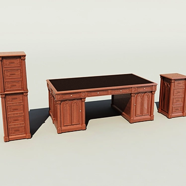 Milfor Furniture Set 3D model image 1 