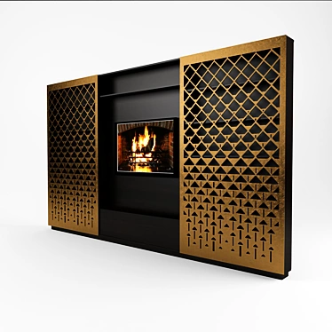 Sleek Finnish Cabinet 3D model image 1 