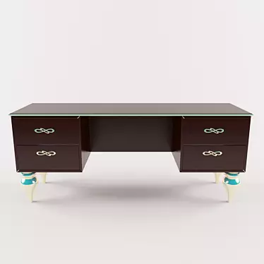 Nobile Dressing Table - Luxurious and Elegant 3D model image 1 