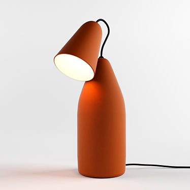 Plastic Table Lamp 3D model image 1 