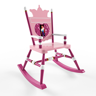 Princess Forever Mini Rocker 3D model image 1 