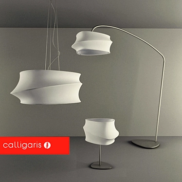 Elegant Calligaris Lighting Collection 3D model image 1 