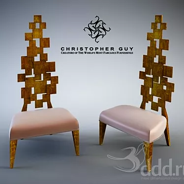 Luxurious Christopher Guy Chair 3D model image 1 