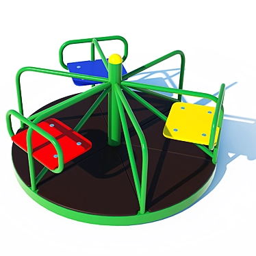 Playground Element: Carousel 3D model image 1 