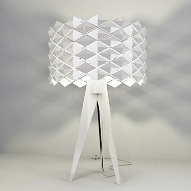 Elegant Italian Diamond Pendant 3D model image 1 