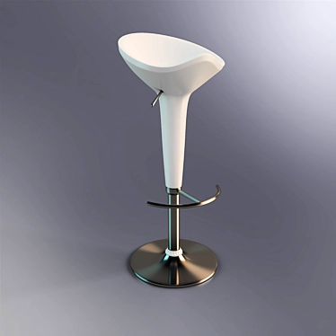 Adjustable Height Bar Chair 3D model image 1 