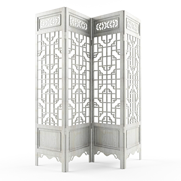 Versatile Folding Screen 3D model image 1 