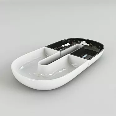 Sleek Ottawan Bowl 3D model image 1 