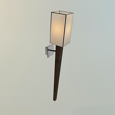 Elegant Wall Sconce: Illuminate with Style! 3D model image 1 