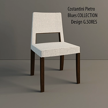 Elegant Blues Design by Costantini Pietro 3D model image 1 