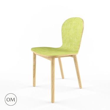 Title: BAC TWO Chair: Modern Elegance in 48x45x75 cm 3D model image 1 