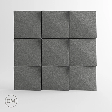 OM Acoustic Panel Soundwave 3D model image 1 