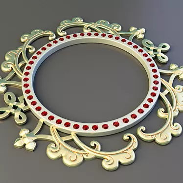 Elegant Inlay Jewelry 3D model image 1 