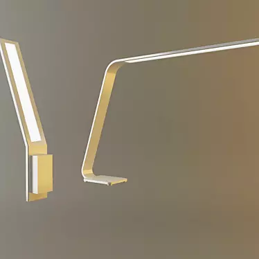 Elegant Lama Nastol Lamp 3D model image 1 