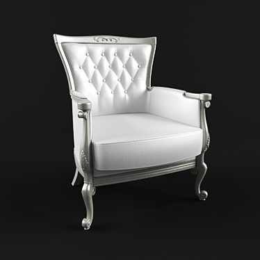 Augusta Tufted Accent Chair 3D model image 1 