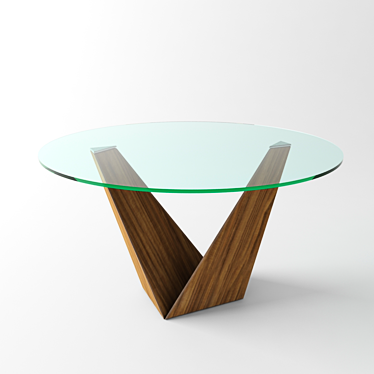 IDEALSEDIA Arica 3 - Stylish Round Dining Table 3D model image 1 