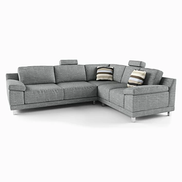 Nautilus by Neiser: Stylish Corner Sofa 3D model image 1 