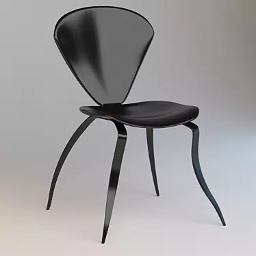 Plastic Chair: Stylish and Durable 3D model image 1 