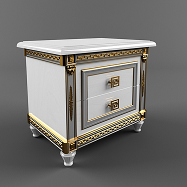 Arredo Classic Liberty Bedside 3D model image 1 