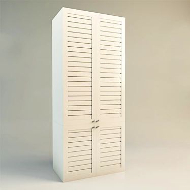 Versatile Outdoor Storage Cabinet 3D model image 1 