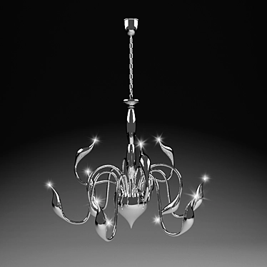 'WOFI Sevilla' Contemporary German Chandelier 3D model image 1 