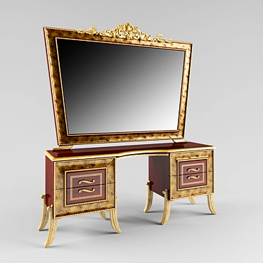 Arredo Classic GIOTTO - Elegant Vanity Table Set 3D model image 1 