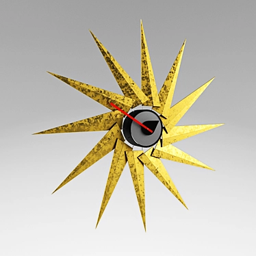 Textured Timepiece 3D model image 1 