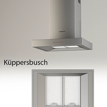 Kuppersbusch KD 6250 Hood: Power and Elegance 3D model image 1 