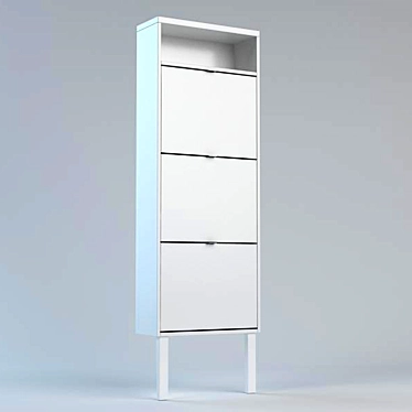 IKEA CHER: Compact Storage Shelf 3D model image 1 