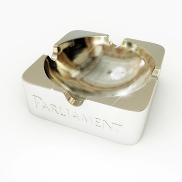 Vintage Parliament Ashtray 3D model image 1 