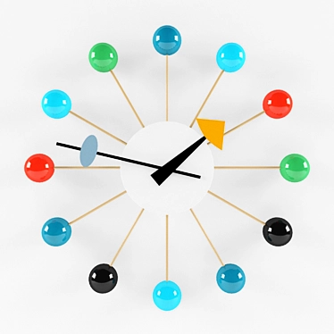 Timeless Ball Clock | George Nelson Design 3D model image 1 