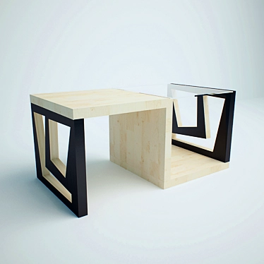 Simple and Stylish Table 3D model image 1 