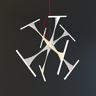 Elegant Ottavia Pendant Light 3D model image 1 