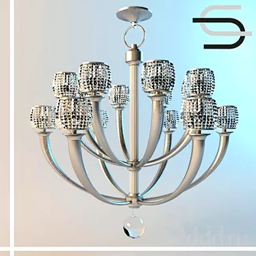 Sleek Modern Lamp 3D model image 1 