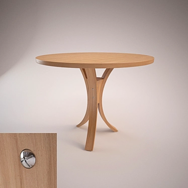 Personalized Accent Table 3D model image 1 